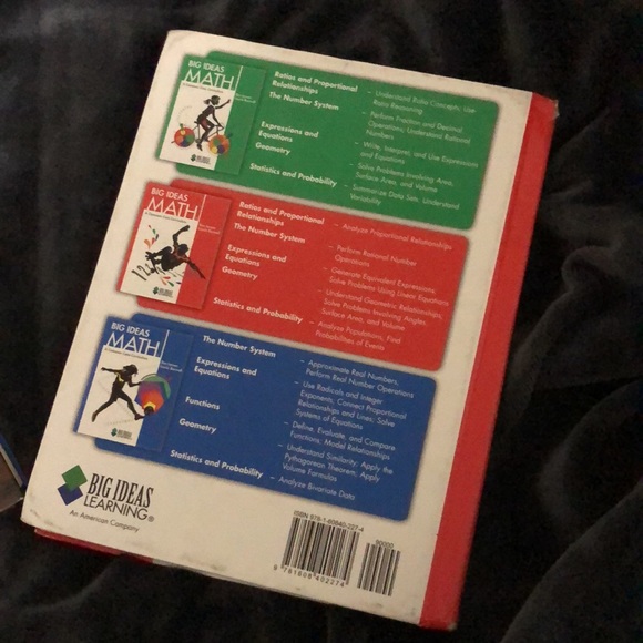 MIDDLE SCHOOL MATH BOOKS - Picture 4 of 9